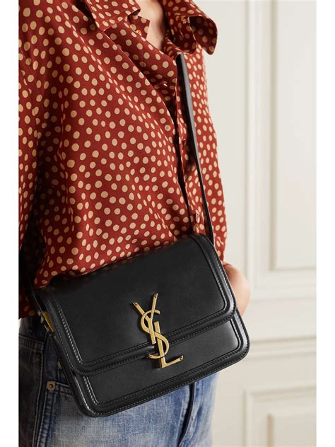 ysl saffiano leather bag|SAINT LAURENT Solferino small leather shoulder bag .